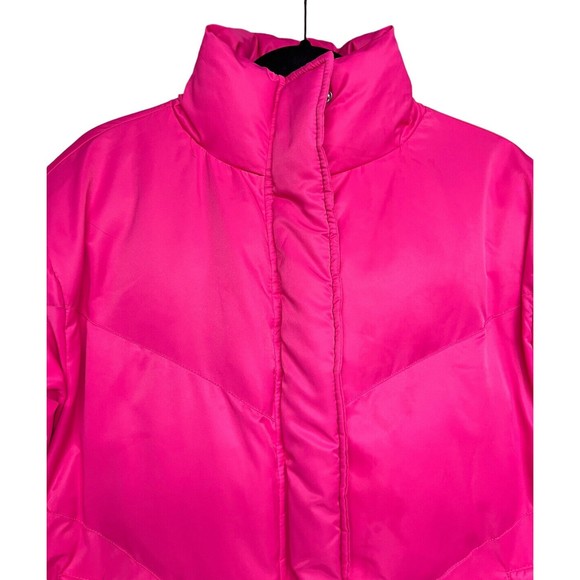 BLANK NYC Temptations Reversible Puffer Jacket Women’s Size Small - Picture 8 of 13